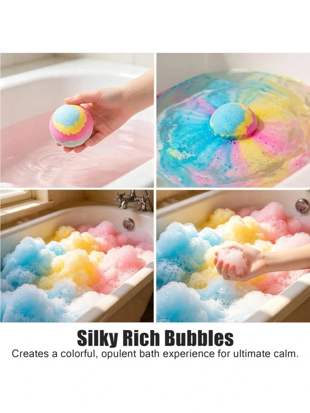 Bath Bomb Gift Set - Ocean Theme Bath Salt Ball Set